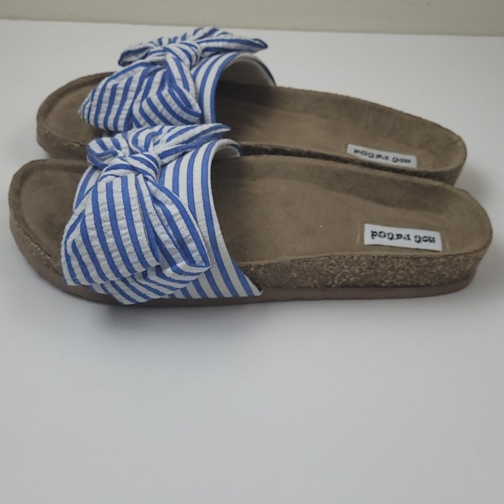 Not rated slip on sandals size 7 M